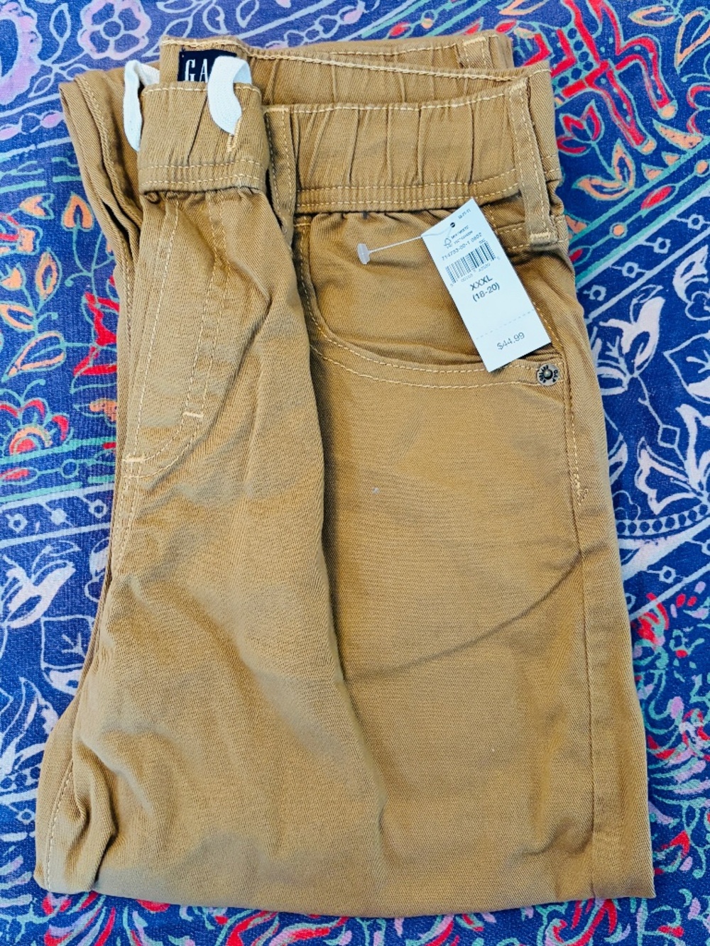 NWT Gap youth elastic waist jeans size XXXL (18-20) teen boy skinny leg pants